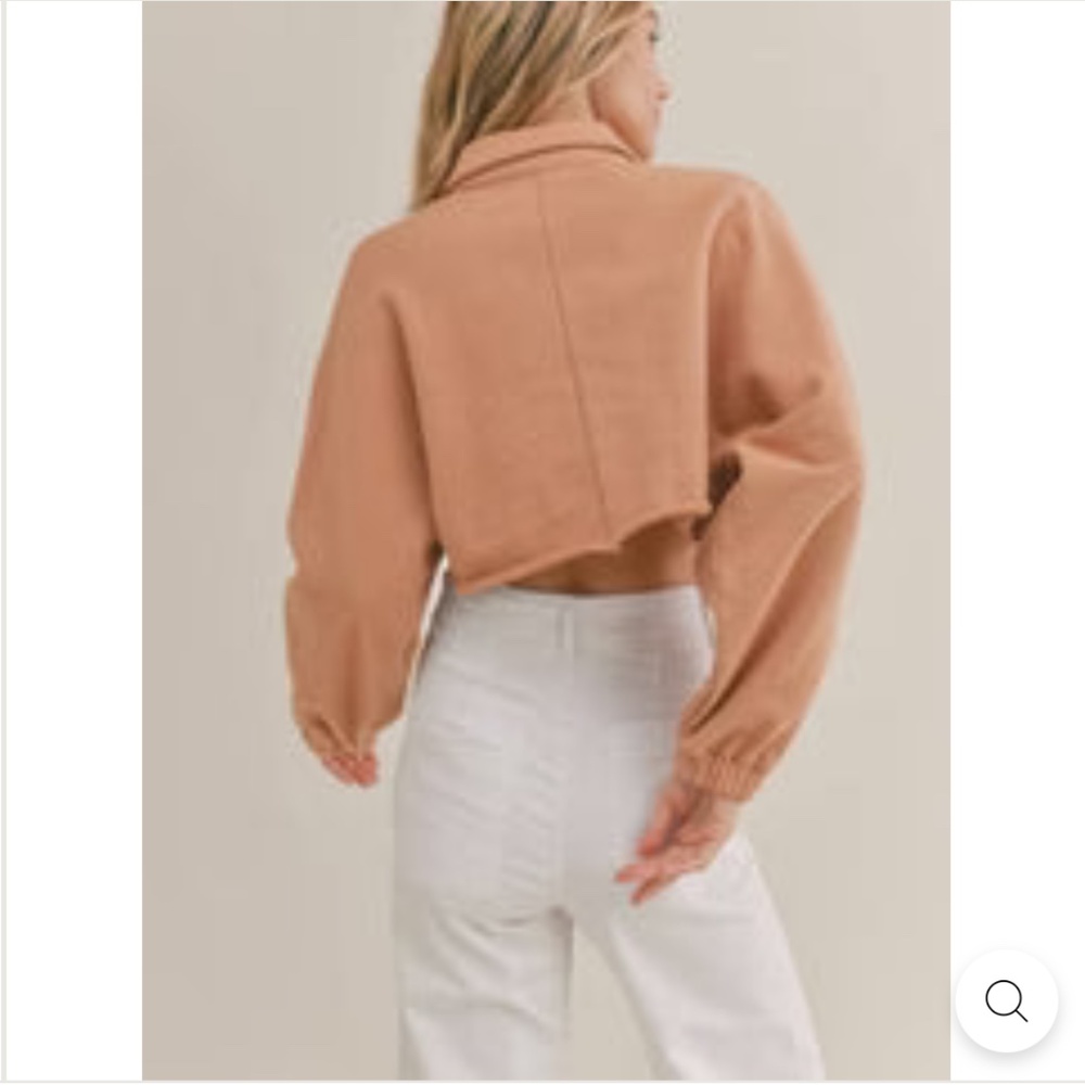 NWOT Sadie & Sage Up To Me Crop Sweatshirt - Picture 6 of 14